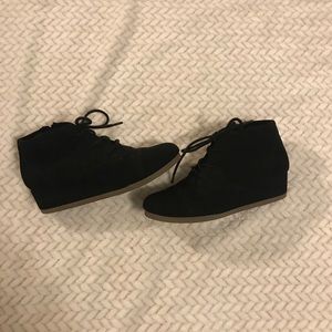 Girls Wedge Heel Booties